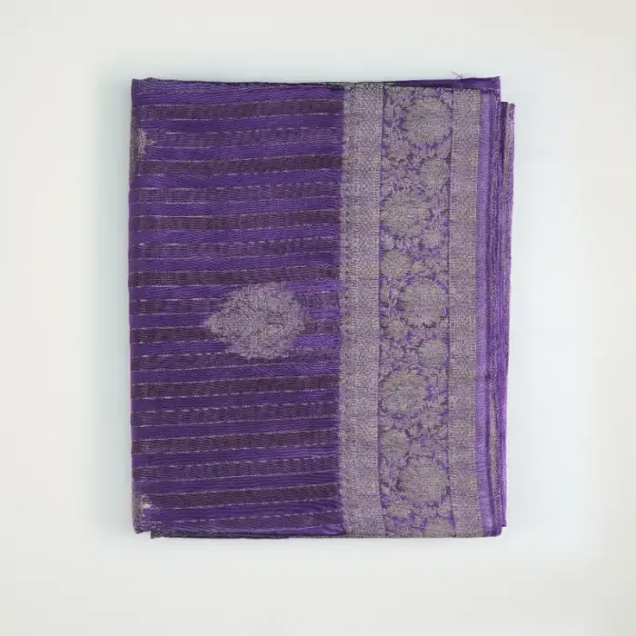 Premium Chanderi Silk Saree with Luxurious Zari Weaving