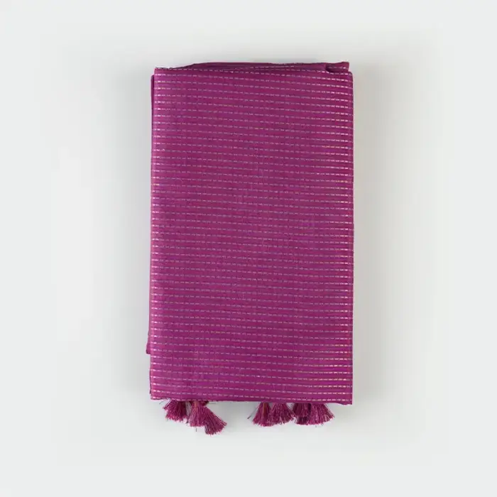 Vaira Oosi Lines Semi Tussar Saree – Timeless Elegance with a Modern Touch